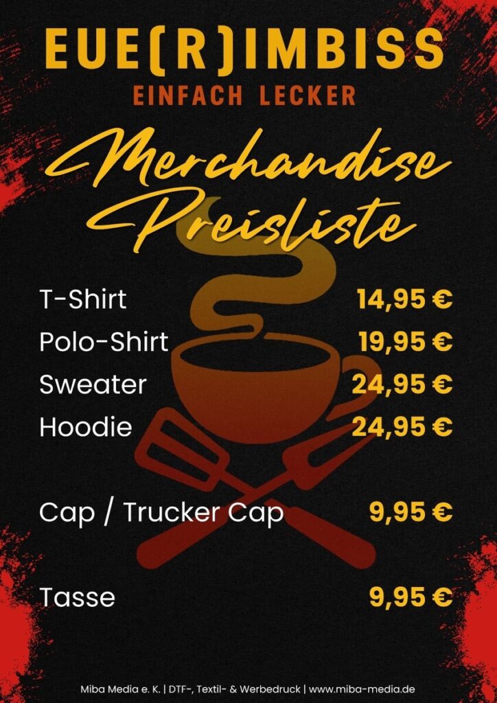 Merch und Fanartikel - Hoodies, T-Shirts, Caps